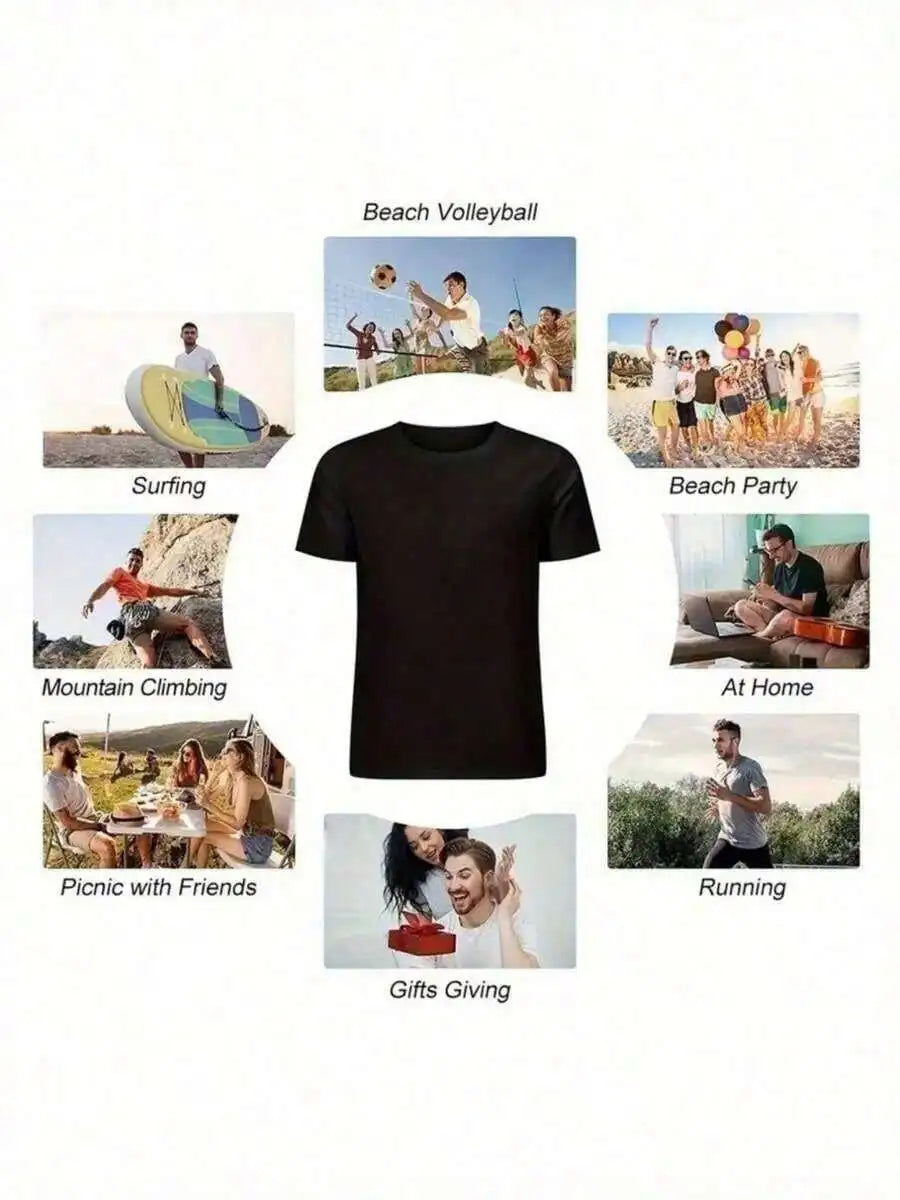 Casual Style For Both Boys And Girls Family Matching Shirts, Baseball Glove And Ball With Donut Glaze Design, Summer Outdoor Spo