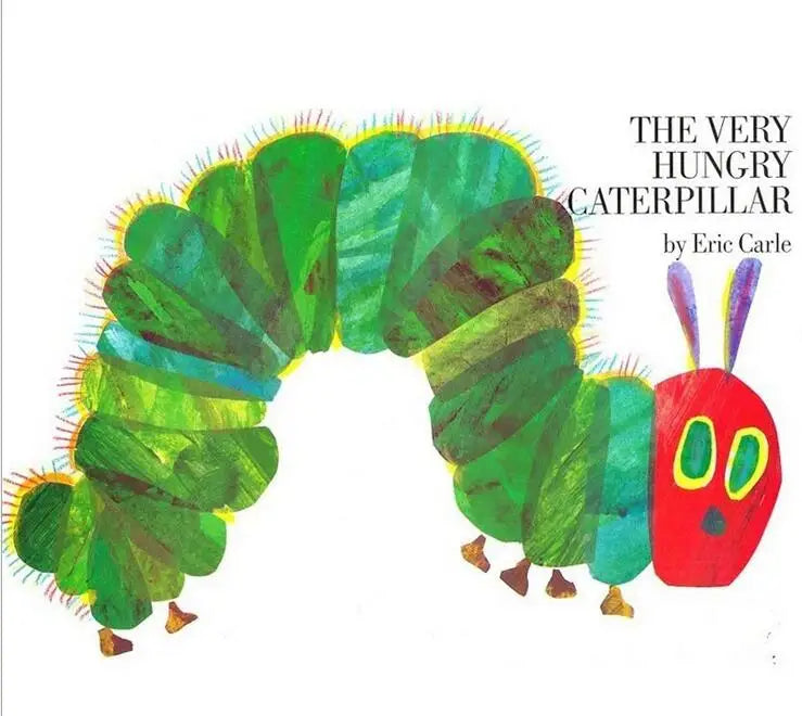 THE VERY HUNGRY CATERPILLAR with Hole Paperback Eric Carle Educational English Picture Book For Baby Kids And Small Children