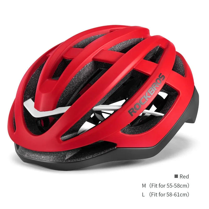 Bicycle Helmet Breathable Ultralight Integrally-Molded Unisex Shockproof Adjustable Road Bike Helmet Cycling Equipment