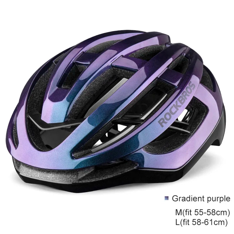 Bicycle Helmet Breathable Ultralight Integrally-Molded Unisex Shockproof Adjustable Road Bike Helmet Cycling Equipment