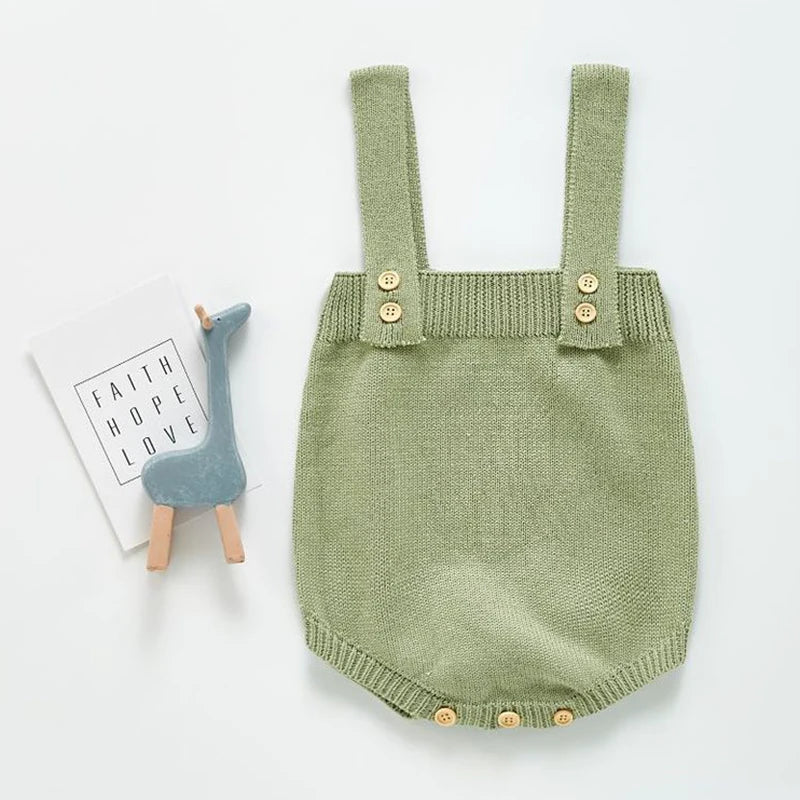 New Autumn Baby Romper Knitted Newborn Girls Jumpsuit Outfit Hooded Toddler Children Clothing Cartoon Bear Ears Knitted Clothing