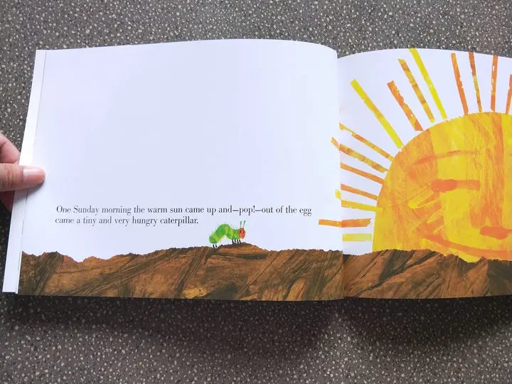 THE VERY HUNGRY CATERPILLAR with Hole Paperback Eric Carle Educational English Picture Book For Baby Kids And Small Children