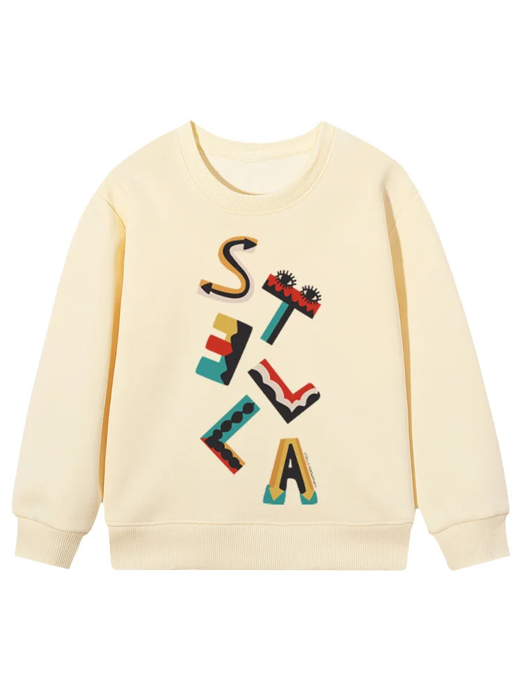 cute sweet girl sweatshirt kids winter clothes top cartoon anime letter graphics print baby girls hoodies fashion child pullover