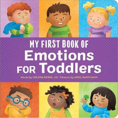 My First Book of Emotions for Toddlers Paperback 48 Pages Feelings Learning Picture Book for Ages 1-3 Years