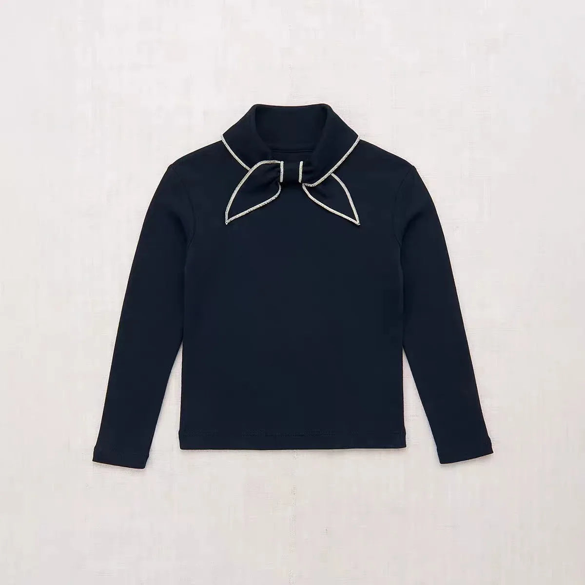 2026 MP Autumn Fall Kids Long Sleeve Tee For Girls Blouse Vintage Style Children T Shirts and Pant Set Boy T-shirt Outwear