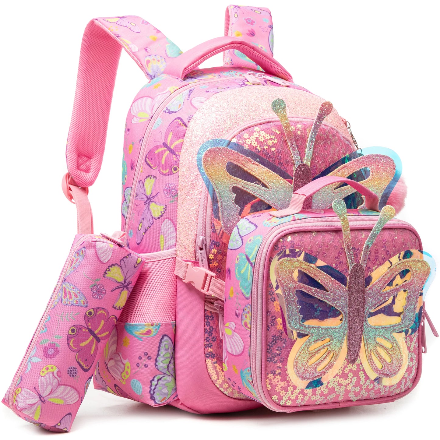 Backpacks for Girls Backpacks for Elementary Preschool Students Kids School Backpack with Lunch Bag Gift Package