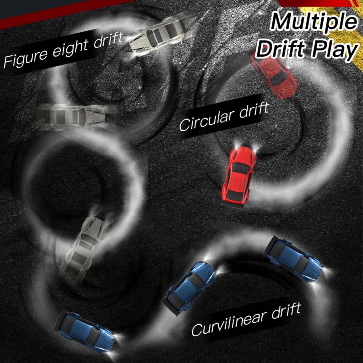 1:64 4WD RC Drift Car 2.4G High speed Remote Control Racing Mini Car  Full proportions Desk Competition Toy Boy Ideal Gift