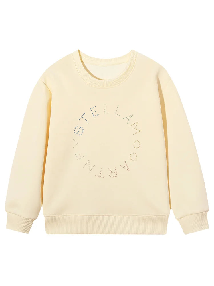 cute sweet girl sweatshirt kids winter clothes top cartoon anime letter graphics print baby girls hoodies fashion child pullover
