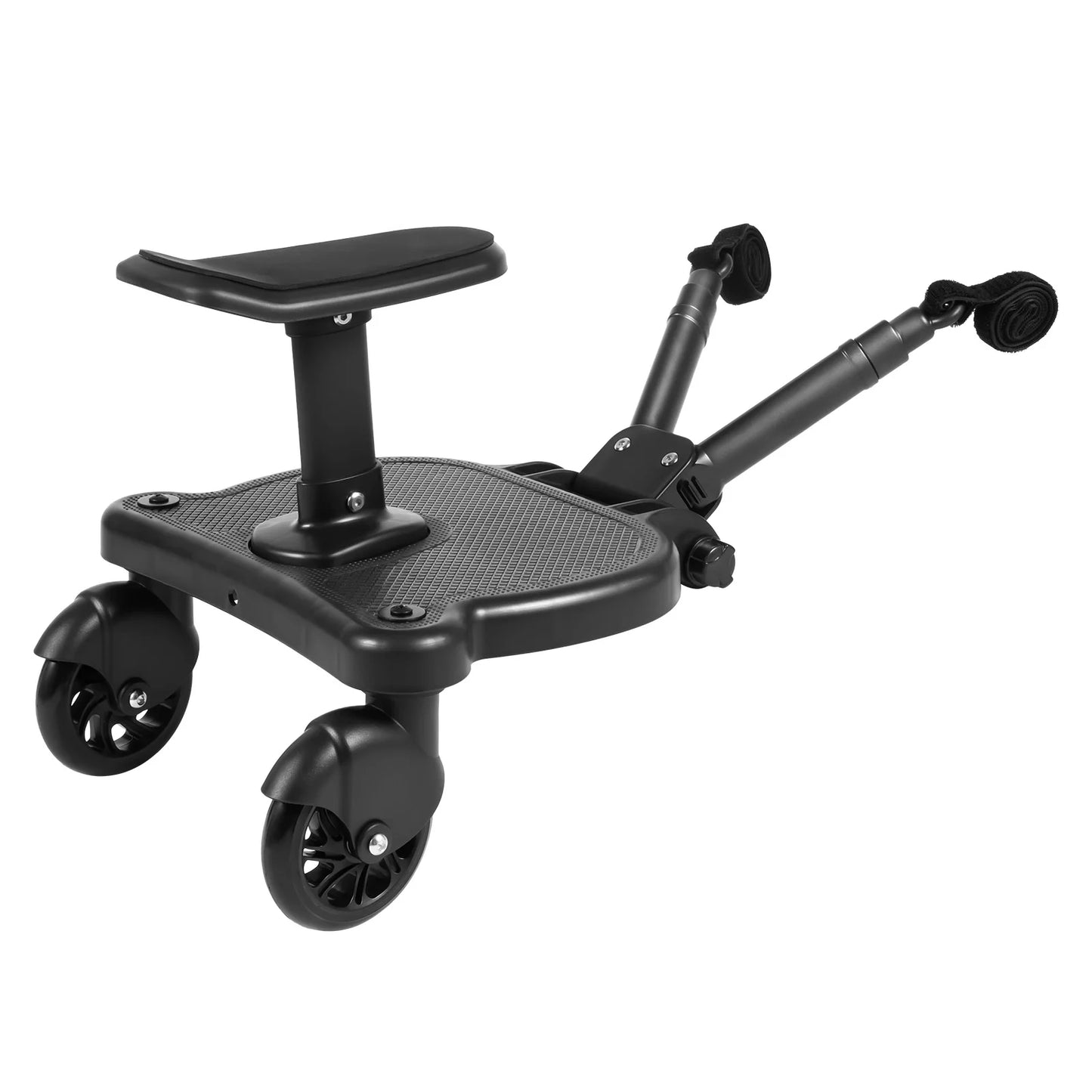 Sit and Stand Stroller, 2-in-1 Universal Stroller Board with Comfortable Cushion Flexible Adjustment Holds Children