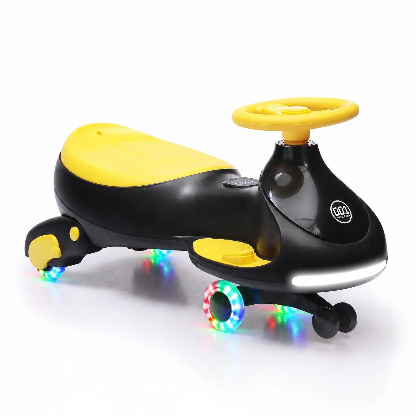12V 2-in-1 Ride On Electric Wiggle Car for Kids – Pedal & Swing Modes – 360° Steering, Flashing Wheels, Music, Anti-Rollover, Rechargeable, High Weight Capacity – Indoor Outdoor