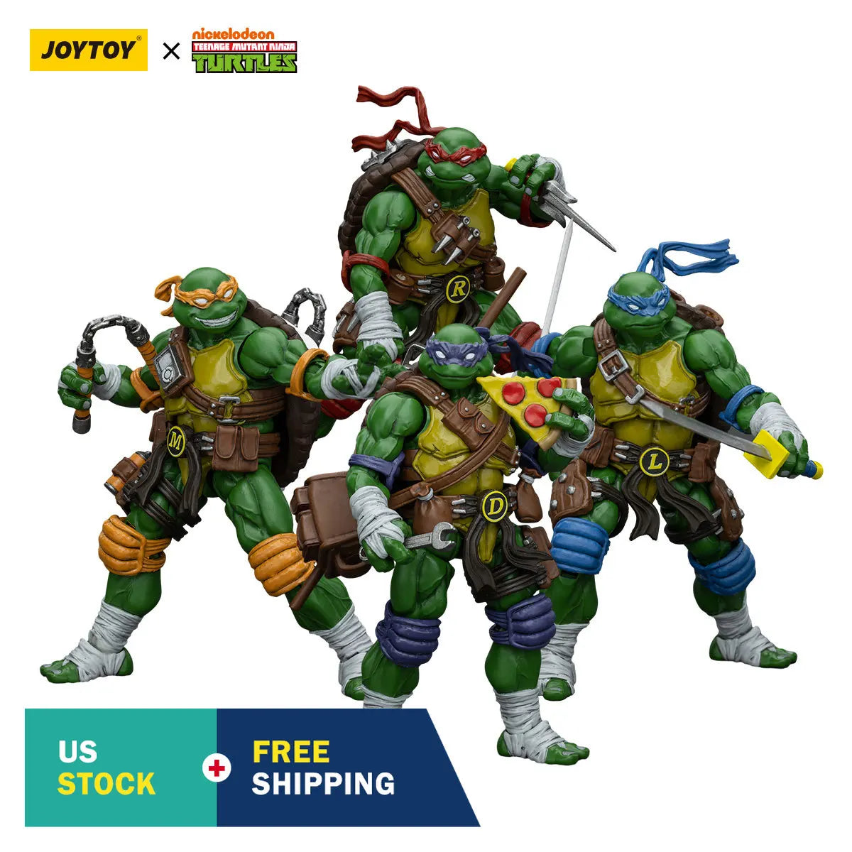 HiPlay JOYTOY Teenage Mutant Ninja Turtles 1:18 Action Figure