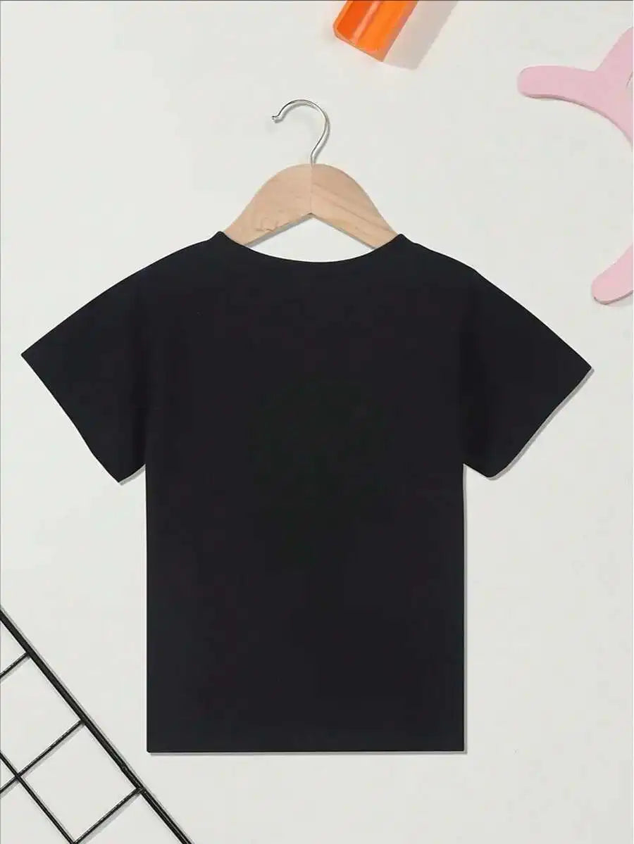 MY DAD - Girls' T-Shirt - Fashionable And Comfortable Round Neck Short Sleeve - Suitable For Summer