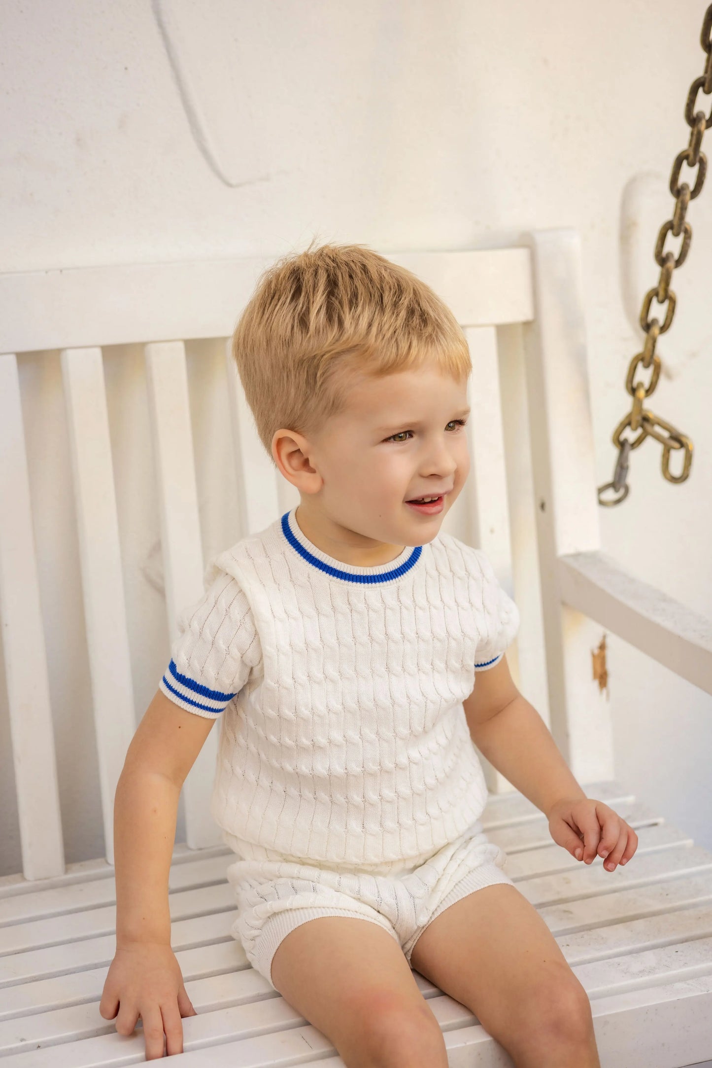 Ali Plus 2026 SS Smocking Floral Collection Brother Sister Matching Clothes Girls Cotton Dress Boys Cotton Knit Clothing