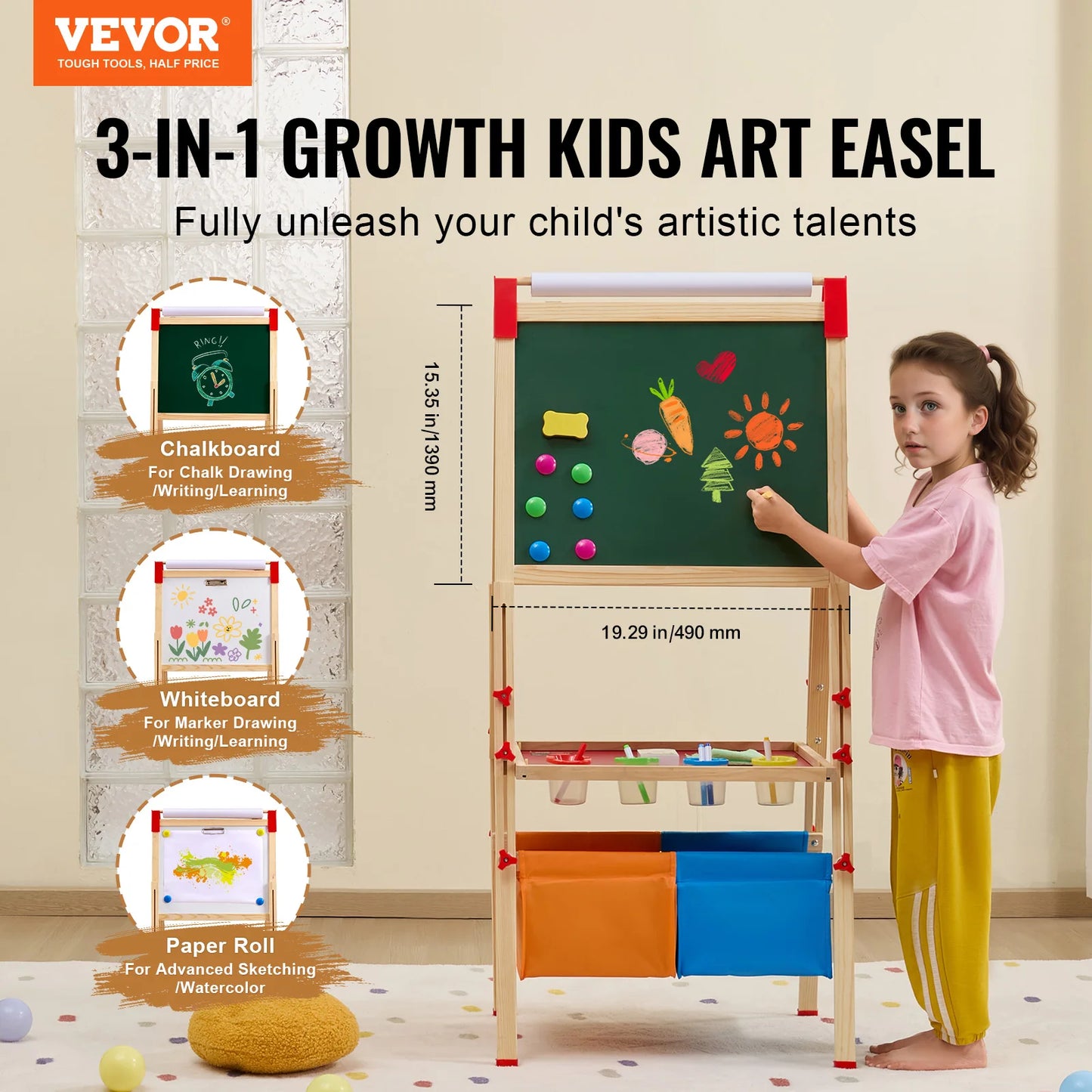 Children Magnetic Drawing Board WordPad Baby Color Graffiti Standing Art Easel Educational Drawing Toys  for Kids Girl