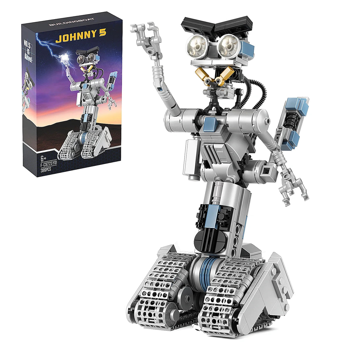 Robot Building Blocks Set Military Robot Model Action Figure Bricks Johnnys Five Building Blocks Toys for Kids Gifts