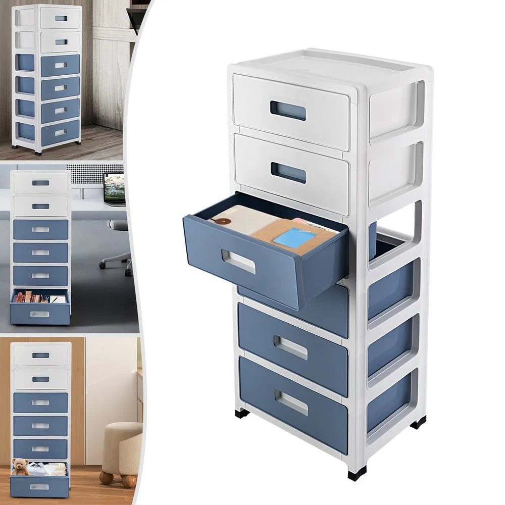 33'' High 6-Drawer Organizer/Household Storage Cabinet Drawer Type Underwear Box