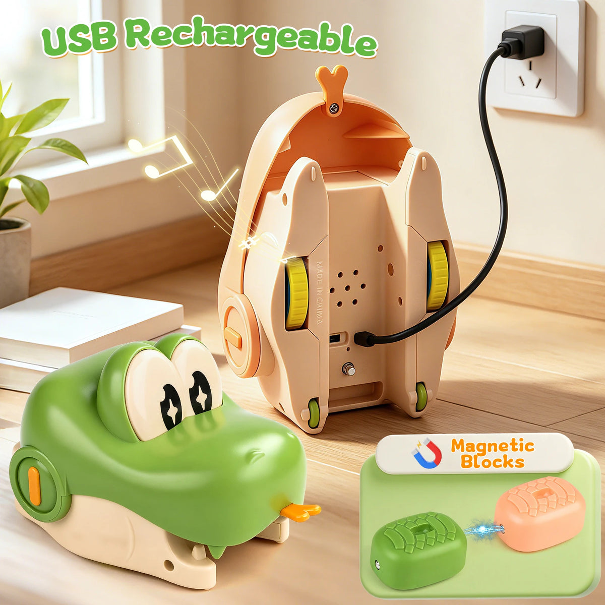 2‑Player Remote Control Snake Toy, Magnetic 2‑Player Battle RC Toy, RC Snake Game Toy