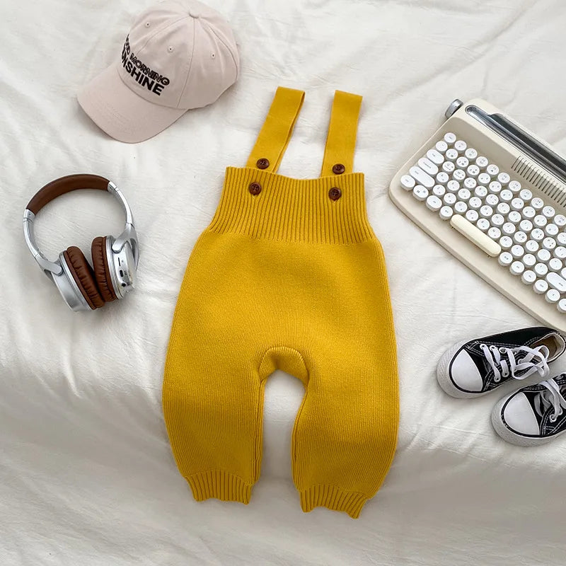New Autumn Baby Romper Knitted Newborn Girls Jumpsuit Outfit Hooded Toddler Children Clothing Cartoon Bear Ears Knitted Clothing