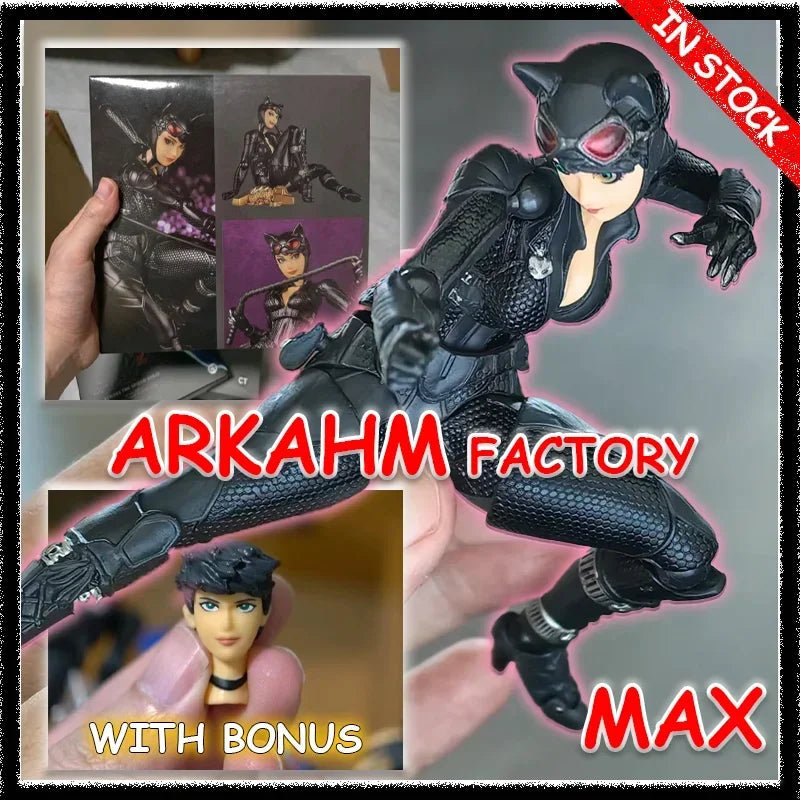 MAX Factory Kaiyodo Revoltech Yamaguchi Catwoman Figuras Ko Model Action Figure Customized Gifts Toys