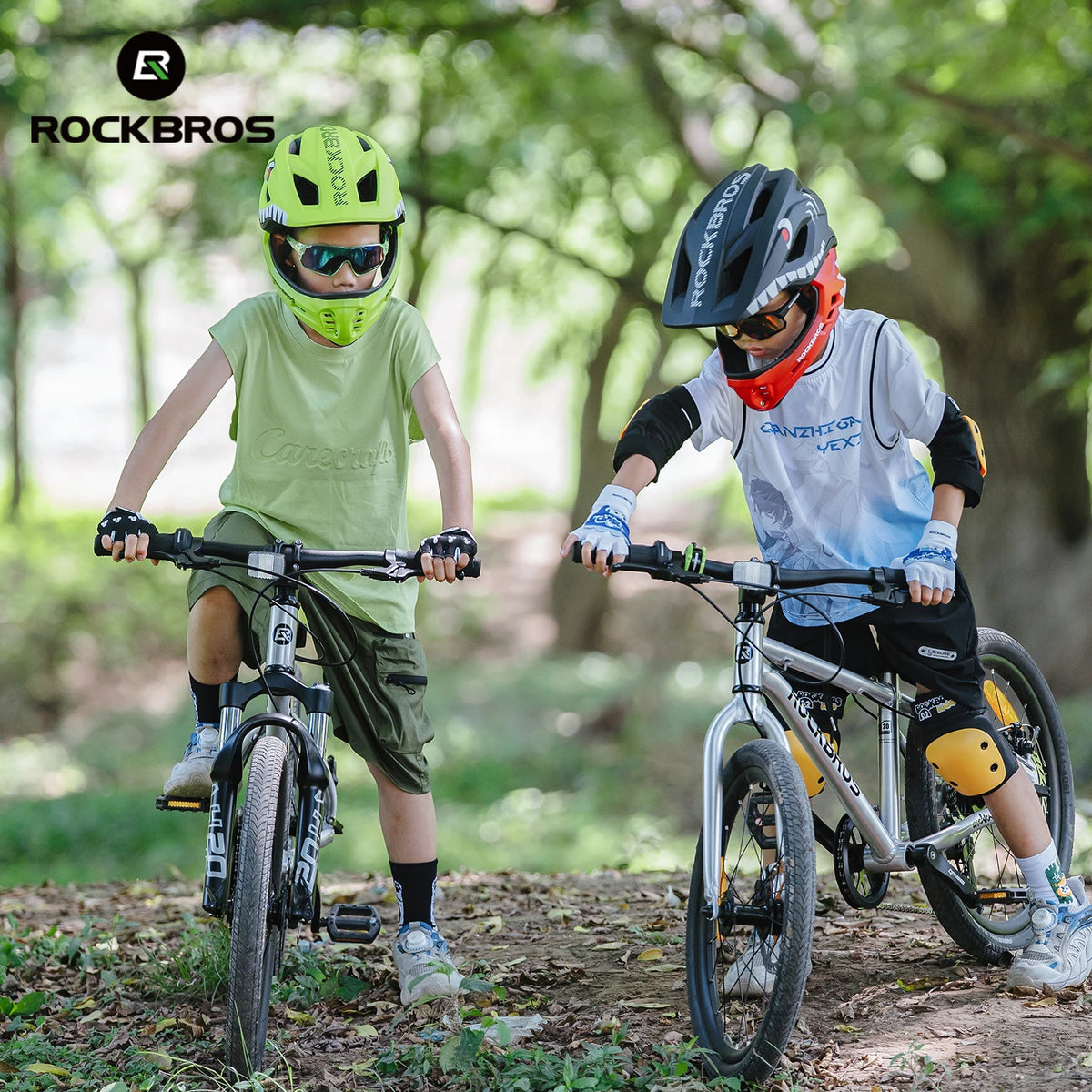 Child Cycling Helmet Impact Resistant Cross Helmet Detachable Full Face Helmet Safety Protection Bicycle Scooter Helmet