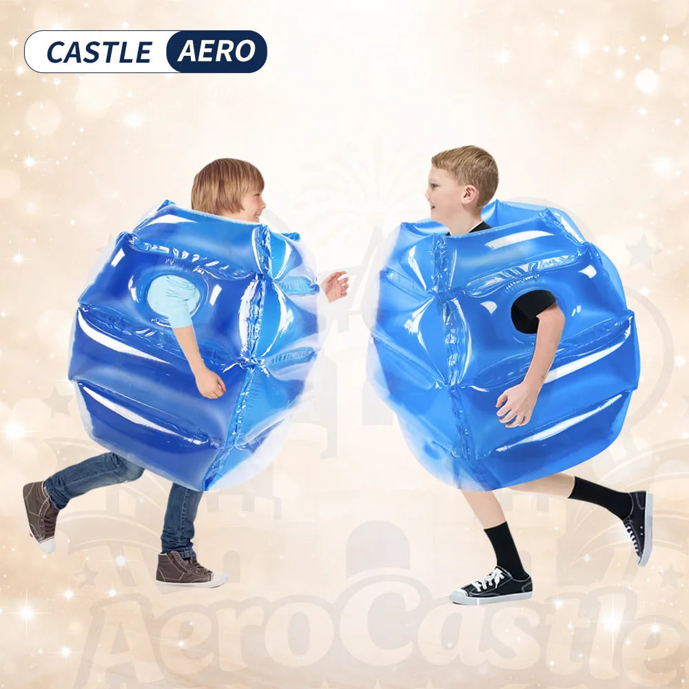 2Pack 2/3FT Inflatable Bumper Balls Body Sumo Zorb Balls for Kids Teens Durable PVC Human Hamster Bubble Balls Outdoor Game Toys
