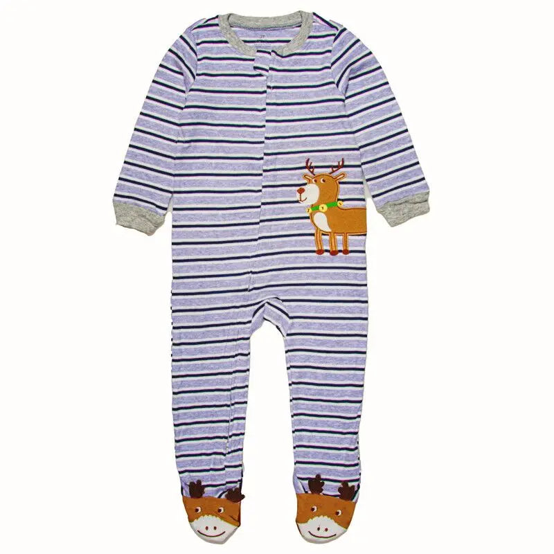 Four Seasons Spring and Summer Boys and Girls One-Piece Baby Cotton Crawling Clothes Baby Spring and Autumn Rompers Children's F