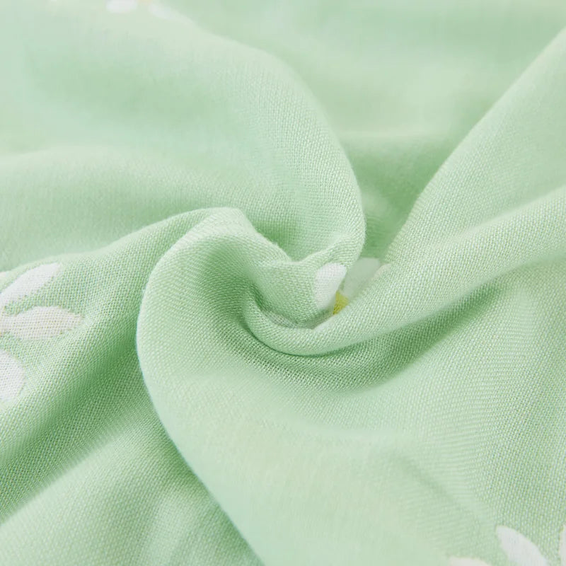 Breathable 6-layer Muslin Blanket for Children Adult 100% Cotton Sofa Bed Throw Blankets Soft Skin-Friendly Towel Blanket Summer