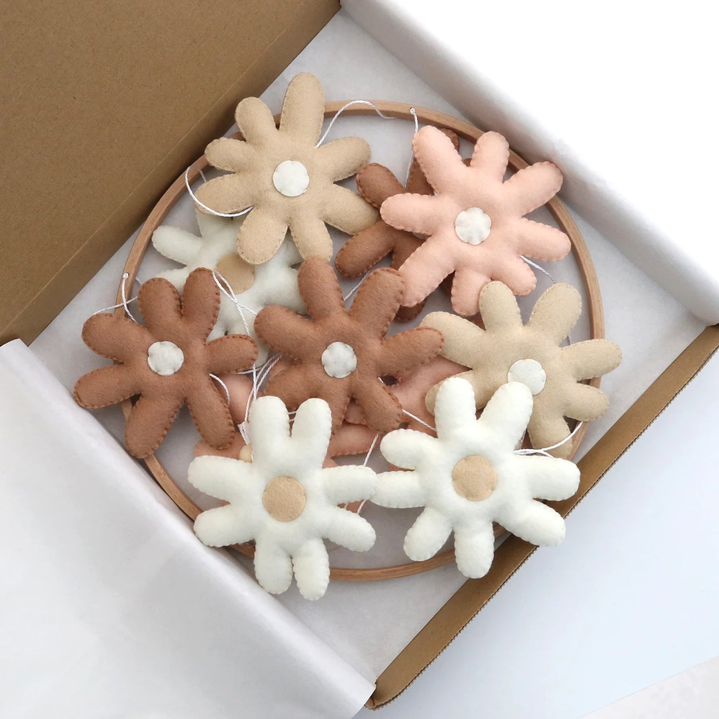 Baby Girl Mobile Daisy Nursery Decor Flower Baby Crib Mobile