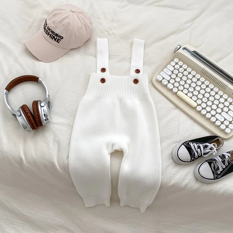 New Autumn Baby Romper Knitted Newborn Girls Jumpsuit Outfit Hooded Toddler Children Clothing Cartoon Bear Ears Knitted Clothing