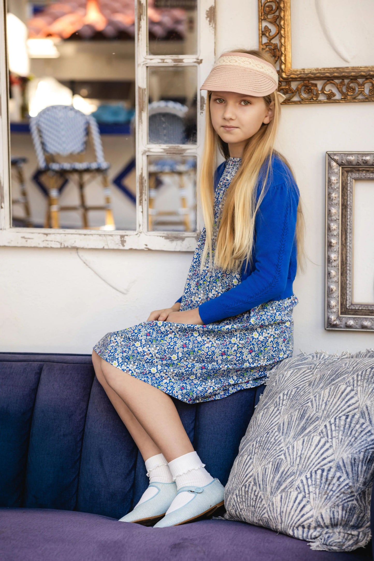 Ali Plus 2026 SS Smocking Floral Collection Brother Sister Matching Clothes Girls Cotton Dress Boys Cotton Knit Clothing