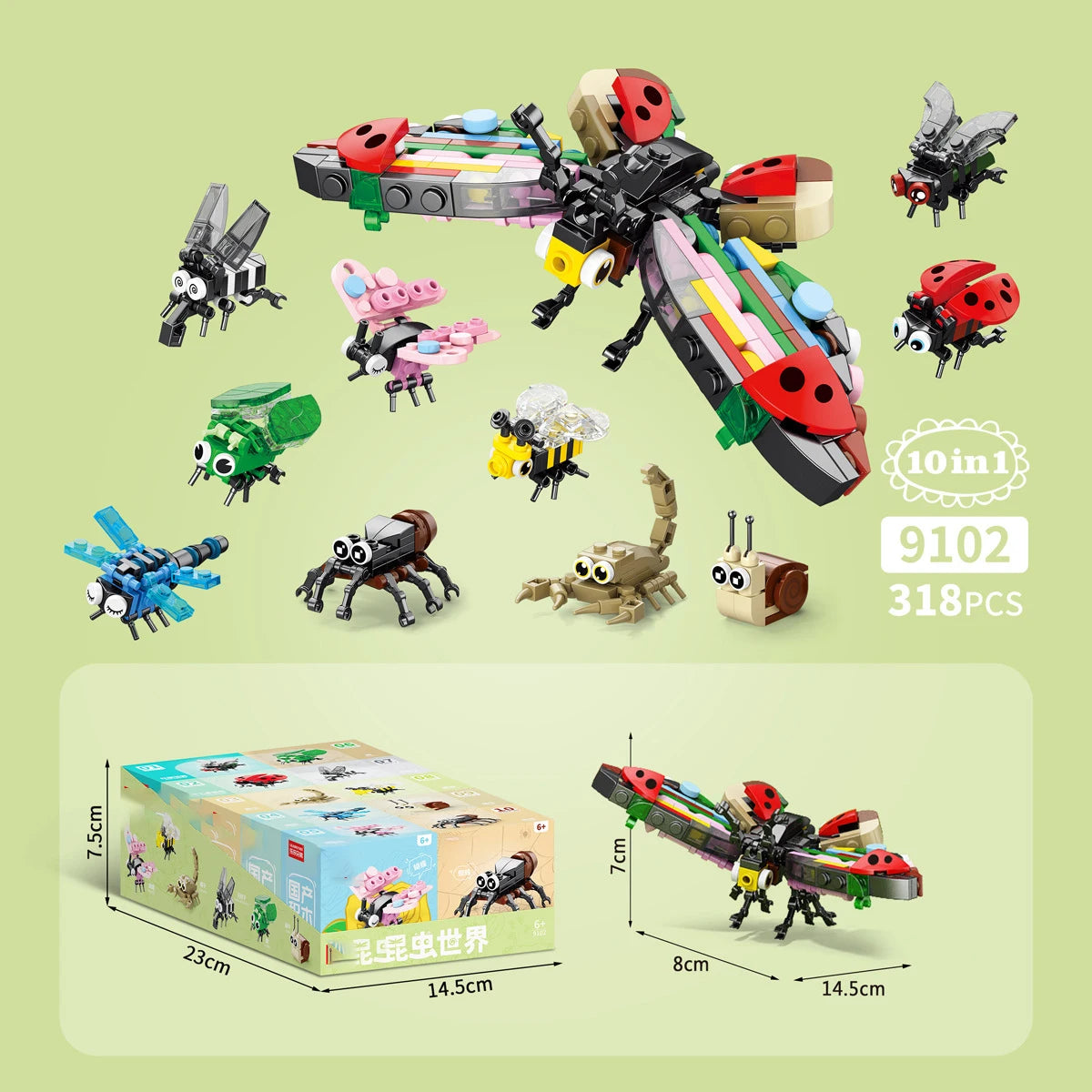 Marine Animals Bricks Construction Set for Adults Small Particle Assembled Diamond Building Blocks for Children 7 to 10 Year Toy