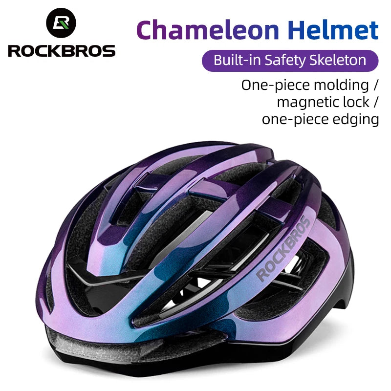Bicycle Helmet Breathable Ultralight Integrally-Molded Unisex Shockproof Adjustable Road Bike Helmet Cycling Equipment