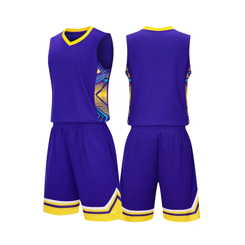 Kid Basketball Jersey Quick-drying Training Uniform Shirts Children Sportswear Kit Boys and Girls Tracksuit Sport Suit Clothes