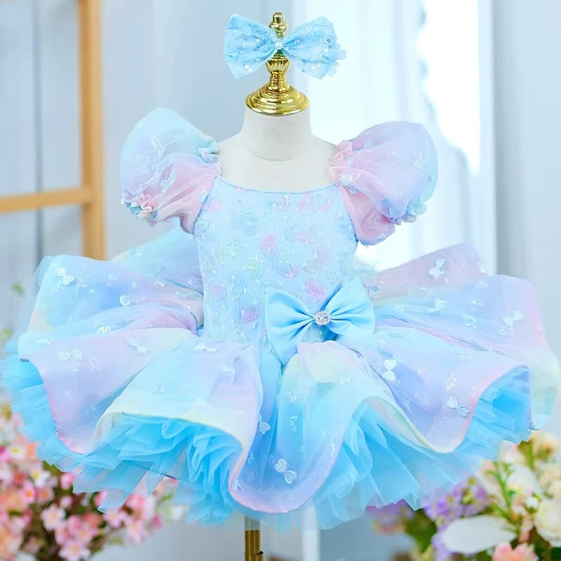 Children's tutu dress kindergarten dance sequins professional tutu kids girls performance costume Ballet Dress
