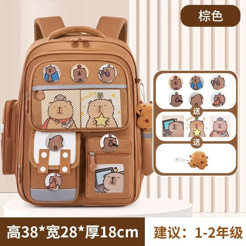 New Hot Cinnamoroll Large-Capacity Cartoon Children'S Backpack Kuromi My Melody Pochacco Cute Anime Children'S School Bag Set