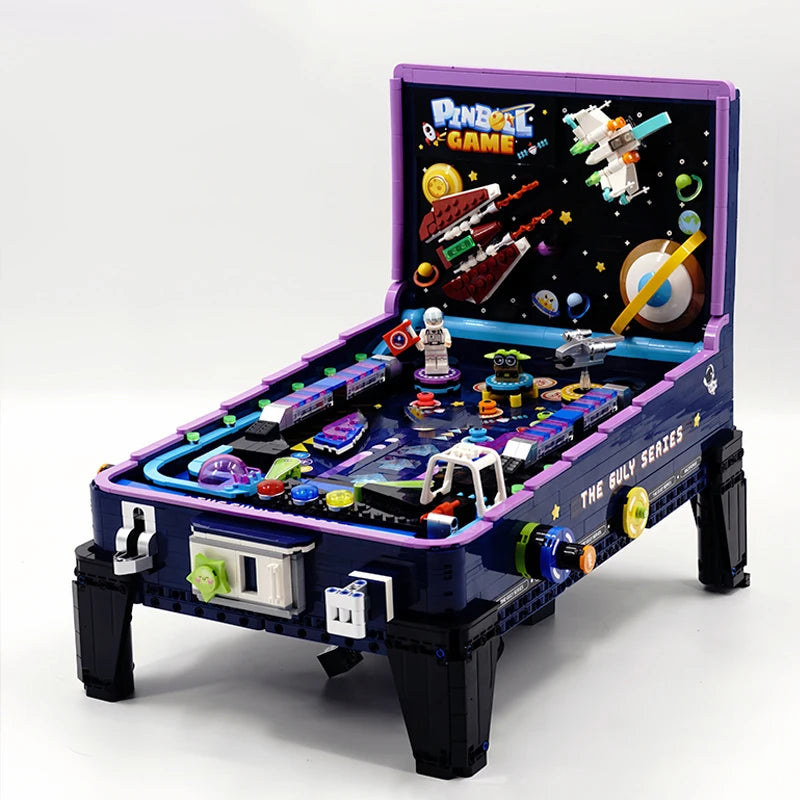 2300+PCS Technical Game Machine Building Blocks Kit MOC Pinball Game Table Model Bricks Educational Toys For Assembling Toy Christmas Halloween Gift For Kids Teens Adult