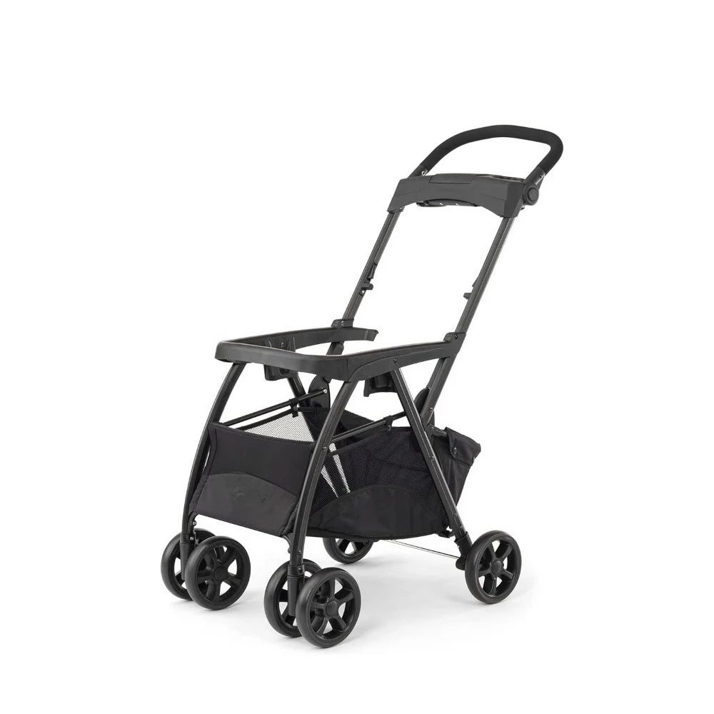 Universal Infant Car Seat Stroller Frame Adjustable Handle Parent Tray Black
