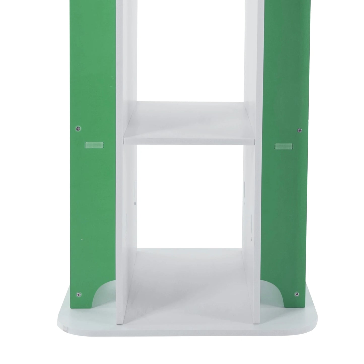 4-Tier Rotating Bookshelf 360° Display Floor Standing Bookcase Revolving Corner Bookshelf For Children 41*41*95cm