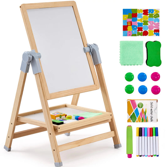 Standing Magnetic Drawing Board WordPad Art Easel with Painting Accessories Children Educational Toys for Kids Boy Girl