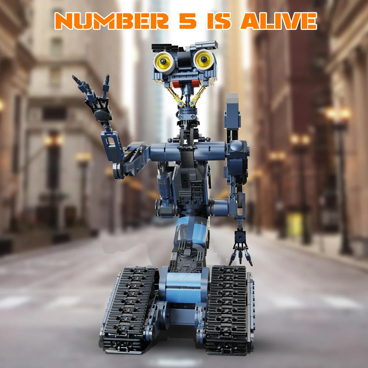 Robot Building Blocks Set Military Robot Model Action Figure Bricks Johnnys Five Building Blocks Toys for Kids Gifts