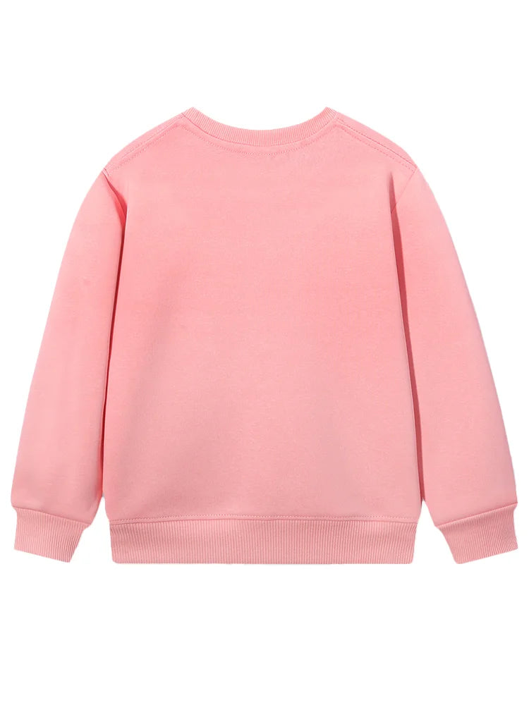 cute sweet girl sweatshirt kids winter clothes top cartoon anime letter graphics print baby girls hoodies fashion child pullover