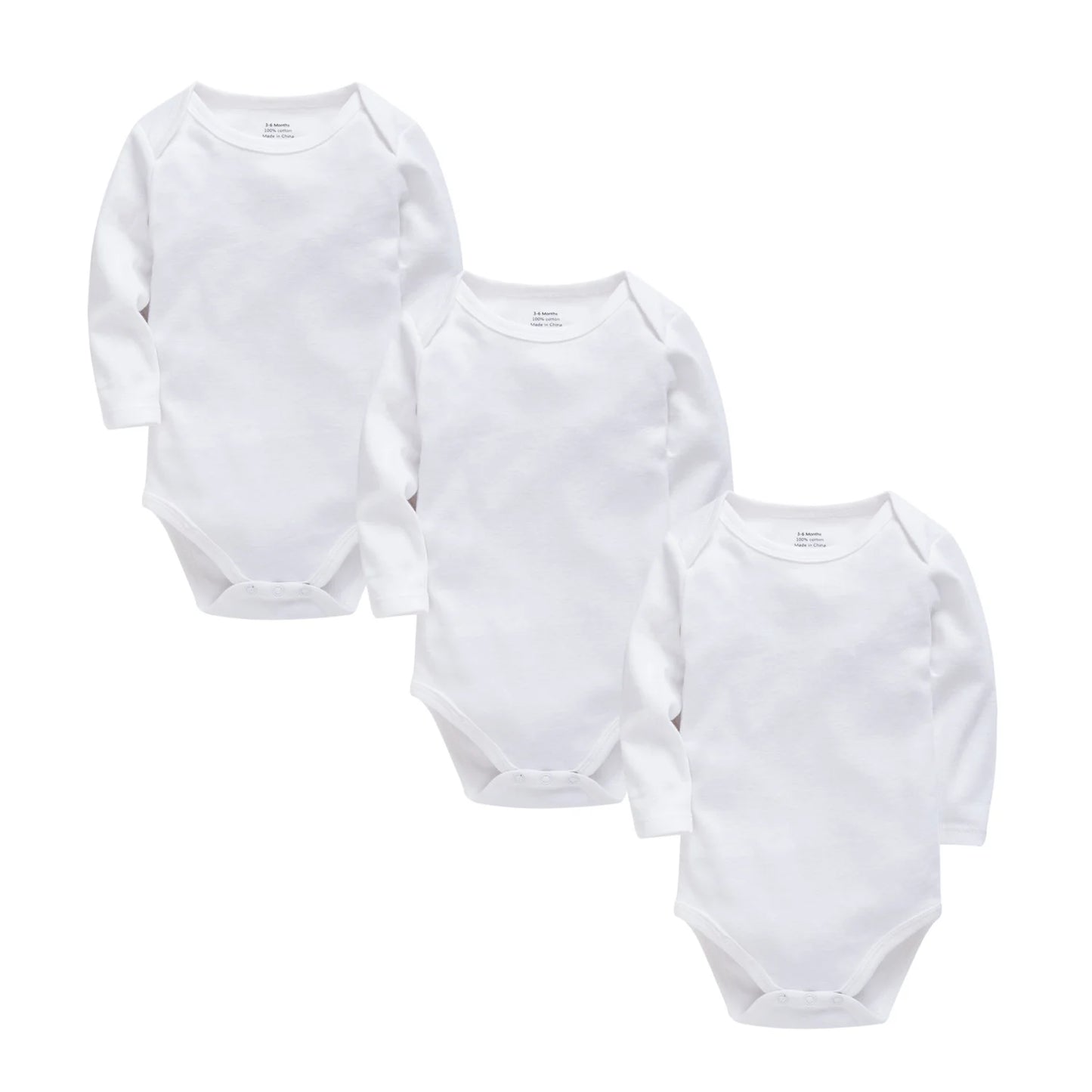1/3/4/6 Pcs  Baby Clothing Rompers Boys 100% Cotton Plain Bodysuit Girls Blank Muslin Jumpsuit 0-24 Months