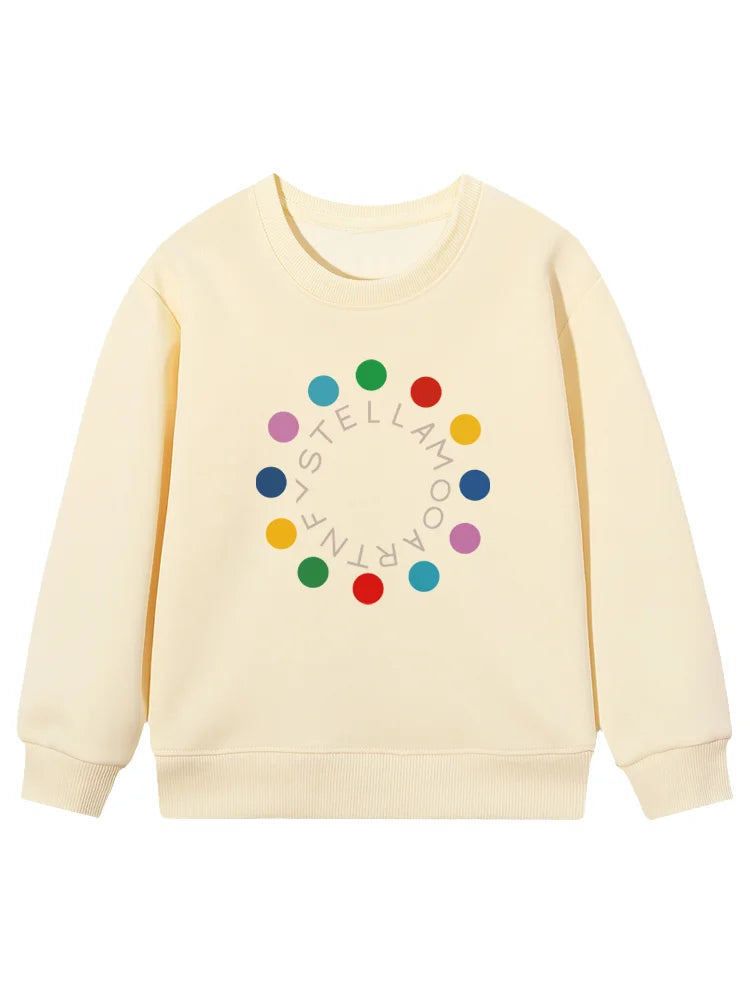 cute sweet girl sweatshirt kids winter clothes top cartoon anime letter graphics print baby girls hoodies fashion child pullover