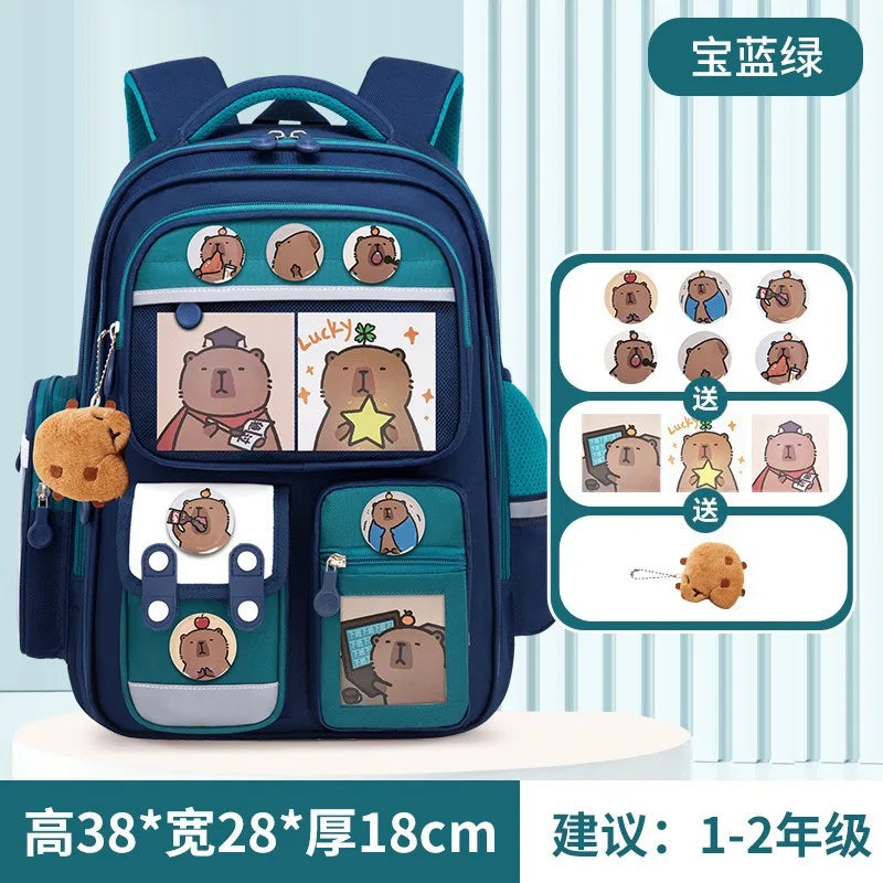 New Hot Cinnamoroll Large-Capacity Cartoon Children'S Backpack Kuromi My Melody Pochacco Cute Anime Children'S School Bag Set