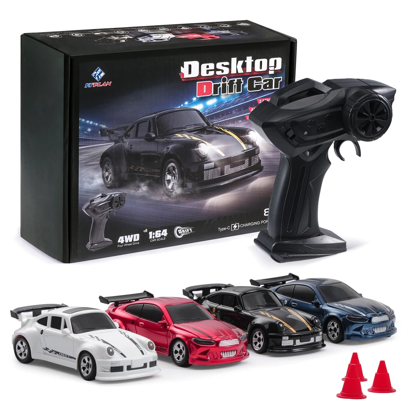 Drift Car 2.4G High speed Remote Control Racing Mini Car  Full proportions Desk Competition Toy Boy Ideal Gift