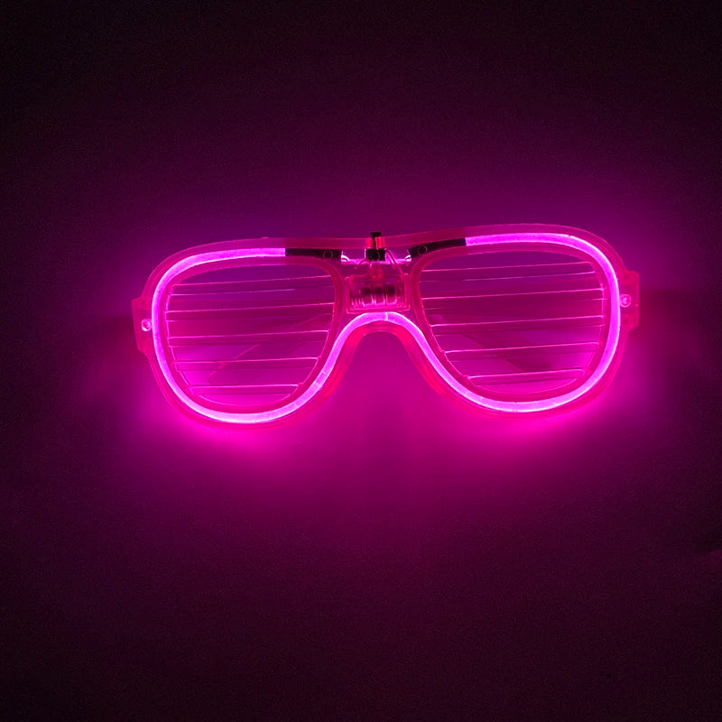 LED Light Up Flash Braid Noodles Headband Party Gift Led Glasses Neon Rave Party Hair Band Cosplay Birthday Glow Party Supplies