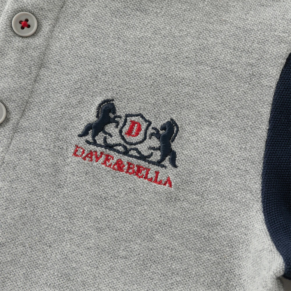 Boys' Spring Autumn Polo T-shirt Casual Long Sleeve Cotton T-shirt Kids Boy Outdoor Polo Shirt