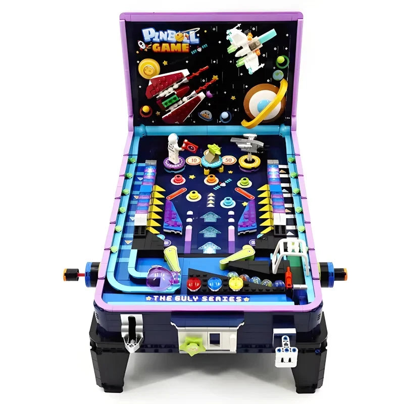2300+PCS Technical Game Machine Building Blocks Kit MOC Pinball Game Table Model Bricks Educational Toys For Assembling Toy Christmas Halloween Gift For Kids Teens Adult